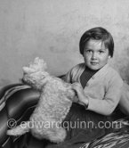 Paloma Picasso. La Galloise, Vallauris 1953. - Photo by Edward Quinn