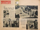 Press clipping: Pablo Picasso in Illustrated, 5.9.1953 - Photo by Edward Quinn