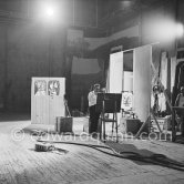 "Le mystère Picasso”, Nice, Studios de la Victorine 1955. - Photo by Edward Quinn