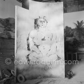 "Le mystère Picasso", Nice, Studios de la Victorine 1955. - Photo by Edward Quinn