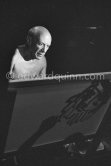 Pablo Picasso at work. "Le mystère Picasso", Nice, Studios de la Victorine 1955. - Photo by Edward Quinn