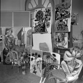 Pablo Picasso at La Californie, Cannes 1956. - Photo by Edward Quinn