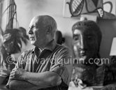 Pablo Picasso at La Californie, Cannes 1956. - Photo by Edward Quinn