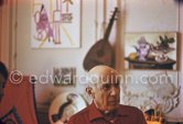 Pablo Picasso at La Californie, Cannes 1956. - Photo by Edward Quinn