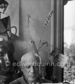 Pablo Picasso. La Californie, Cannes 1956. - Photo by Edward Quinn