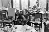 Pablo Picasso at La Californie, Cannes 1957. - Photo by Edward Quinn
