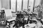 Pablo Picasso at La Californie, Cannes 1957. - Photo by Edward Quinn