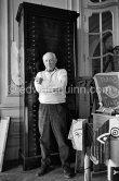 Pablo Picasso at his Villa La Californie, Cannes 1957. - Photo by Edward Quinn