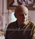 Pablo Picasso at his Villa La Californie, Cannes 1958. - Photo by Edward Quinn