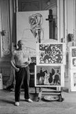 Pablo Picasso at La Californie, Cannes 1959. - Photo by Edward Quinn
