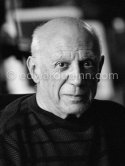 Pablo Picasso at La Californie, Cannes 1959. - Photo by Edward Quinn