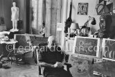 Pablo Picasso at La Californie, Cannes 1959. - Photo by Edward Quinn