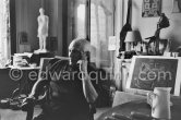 Pablo Picasso at La Californie, Cannes 1959. - Photo by Edward Quinn