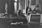 Pablo Picasso at La Californie, Cannes 1959. - Photo by Edward Quinn