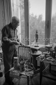 Pablo Picasso at La Californie, Cannes 1959. - Photo by Edward Quinn