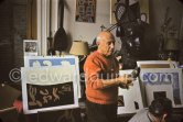 Pablo Picasso at La Californie, Cannes 1959. - Photo by Edward Quinn