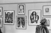 Exhibition "Pablo Picasso. Oeuvre gravé. Galerie des Ponchettes, Nice, 1.1960-3.1960." - Photo by Edward Quinn