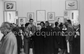 Exhibition "Pablo Picasso. Oeuvre gravé. Galerie des Ponchettes, Nice, 1.1960-3.1960." - Photo by Edward Quinn