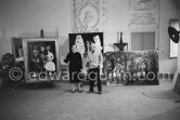 Pablo Picasso and Jacqueline at Château de Vauvenargues 1960. - Photo by Edward Quinn