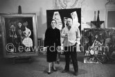 Picasso and Jacqueline at Château de Vauvenargues 1960. - Photo by Edward Quinn