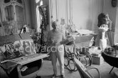Pablo Picasso at La Californie, Cannes 8.9.1960. - Photo by Edward Quinn