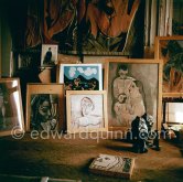 A studio at La Californie, Cannes 1960. - Photo by Edward Quinn