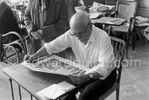 Pablo Picasso at La Californie, Cannes 1961. - Photo by Edward Quinn
