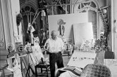 Pablo Picasso at La Californie, Cannes 1961. - Photo by Edward Quinn
