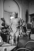 Pablo Picasso at La Californie, Cannes 1961. - Photo by Edward Quinn