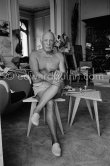Pablo Picasso at La Californie, Cannes 1961. - Photo by Edward Quinn