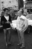 Pablo Picasso and an autograph hunter. Quai Jean-Jaurès, Saint-Tropez 1961. - Photo by Edward Quinn