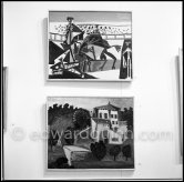 Opening of the exhibition at the Nérolium, Vallauris. Festivities put on in Pablo Picasso's honor for the 80th birthday. Vallauris 29.10.1961. - Photo by Edward Quinn