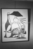 Exposition "Pablo Picasso, linographies originales". Madoura, Vallauris 1963. - Photo by Edward Quinn