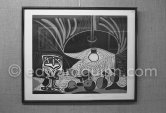 Exposition "Pablo Picasso, linographies originales". Madoura, Vallauris 1963. - Photo by Edward Quinn