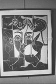 Exposition "Pablo Picasso, linographies originales". Madoura, Vallauris 1963. - Photo by Edward Quinn