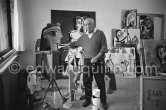 Pablo Picasso at Mas Notre-Dame-de-Vie, Mougins 1964. - Photo by Edward Quinn