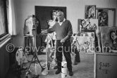Pablo Picasso at Mas Notre-Dame-de-Vie, Mougins 1964. - Photo by Edward Quinn