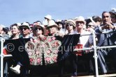 Pablo Picasso and Jacqueline attending this bullfight. Not identified lady on the right. Fréjus 1965. (Photos of this bullfight in the bull ring see "Miscellaneous") - Photo by Edward Quinn