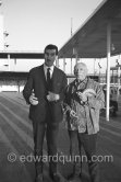 Picasso and Edward Quinn. Nice Airport 1965. Unknown photographer. - Photo by Edward Quinn