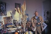 Pablo Picasso at Mas Notre-Dame-de-Vie, Mougins 1965. First photos after surgery at British-American Hospital in Paris. - Photo by Edward Quinn