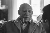 Pablo Picasso at Mas Notre-Dame-de-Vie, Mougins 1965. First photos after surgery at British-American Hospital in Paris. - Photo by Edward Quinn