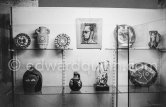 Exhibition "Vingt ans de Céramiques chez Madoura 1946-1966. Pablo Picasso". Vallauris 1966. - Photo by Edward Quinn