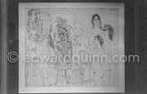 Exhibition "Pablo Picasso. 347 gravures récentes". 18.12.1968-1.2.1969. La Galerie Louise Leiris. 47, rue de Monceau, Paris 1968. - Photo by Edward Quinn