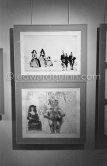 Exhibition "Pablo Picasso. 347 gravures récentes". 18.12.1968-1.2.1969. La Galerie Louise Leiris. 47, rue de Monceau, Paris 1968. - Photo by Edward Quinn