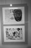 Exhibition "Pablo Picasso. 347 gravures récentes". 18.12.1968-1.2.1969. La Galerie Louise Leiris. 47, rue de Monceau, Paris 1968. - Photo by Edward Quinn