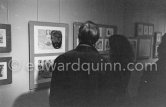 Exhibition "Pablo Picasso. 347 gravures récentes". 18.12.1968-1.2.1969. La Galerie Louise Leiris. 47, rue de Monceau, Paris 1968. - Photo by Edward Quinn