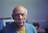 Pablo Picasso at Mas Notre-Dame-de-Vie, Mougins 1969. - Photo by Edward Quinn