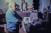 Pablo Picasso at Mas Notre-Dame-de-Vie, Mougins 1969 - Photo by Edward Quinn