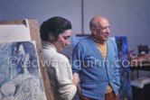 Pablo Picasso and Jacqueline. Mas Notre-Dame-de-Vie, Mougins. 1969 - Photo by Edward Quinn