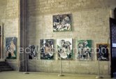Exhibition "Pablo Picasso 1969-1970" (Avignon I), Palais des Papes, Avignon, 1.5.-30.9.1970. - Photo by Edward Quinn